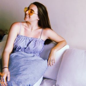 Ruffles Tube Top with Spaghetti Straps